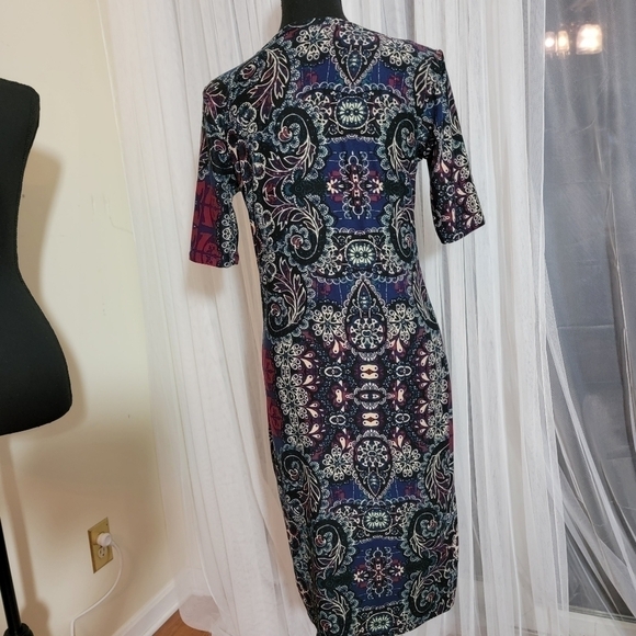 LuLaRoe☆ Julia Dress Size Small EUC - Picture 2 of 8